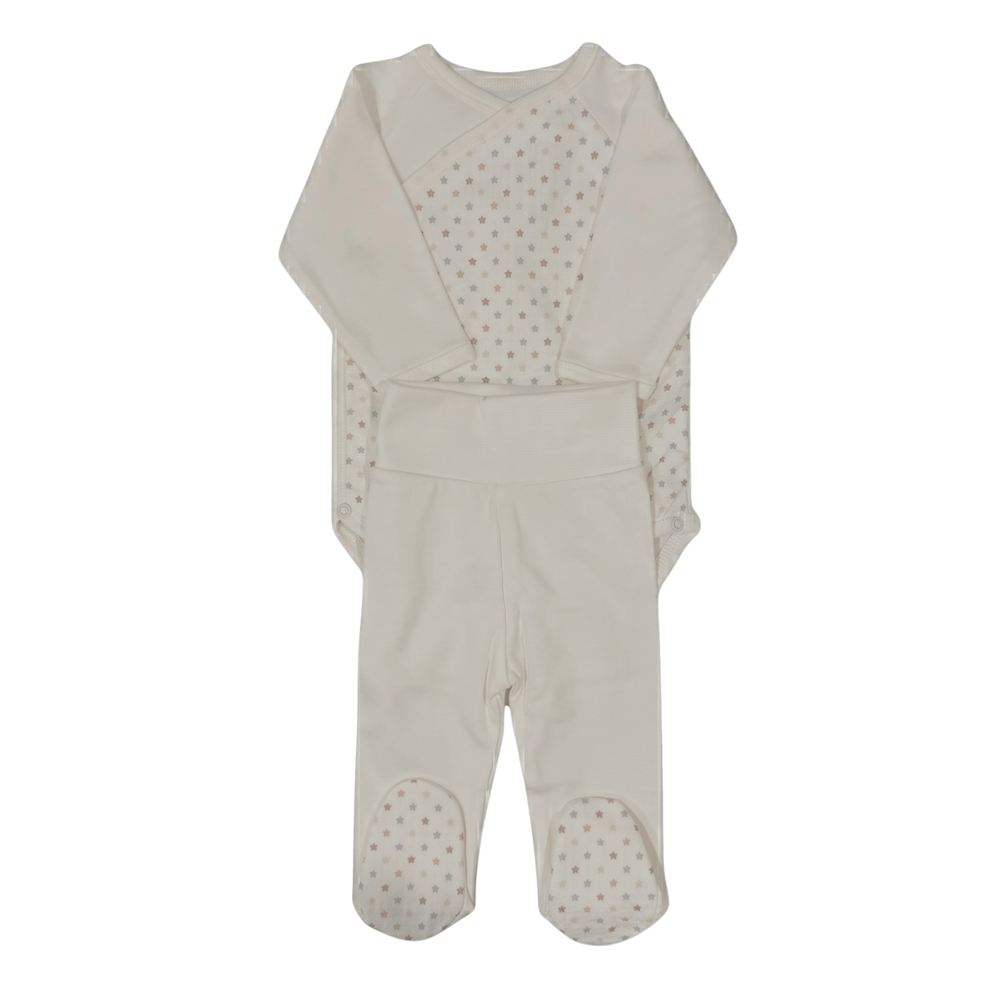 Conjunto body cruzado e collants — Estrelinhas
