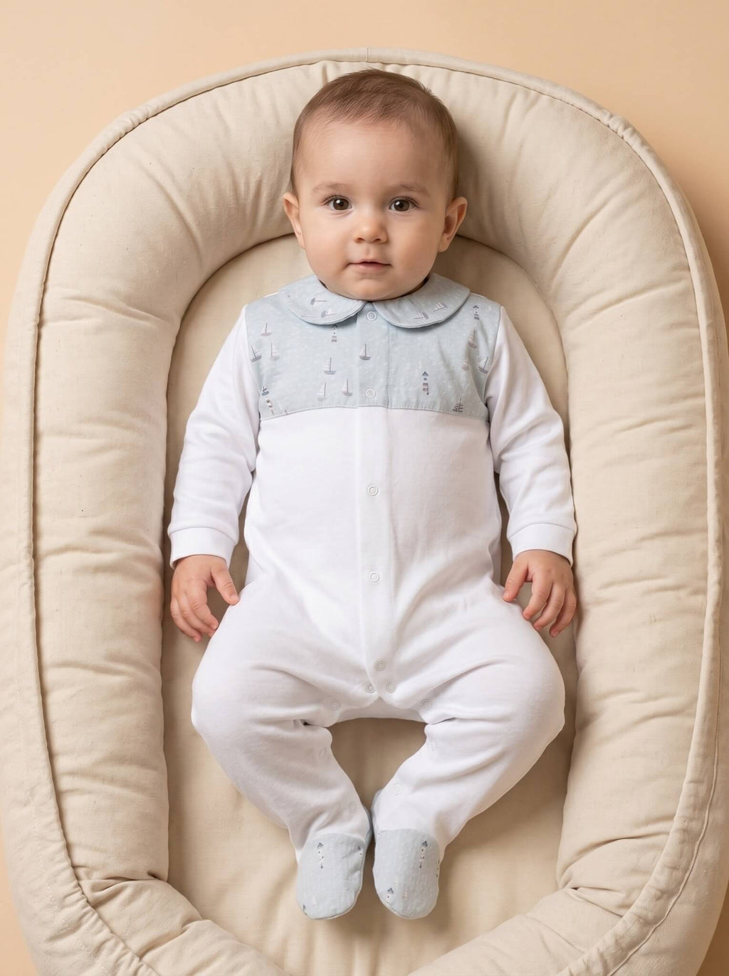 Babygrow de algodão — Barcos à vela