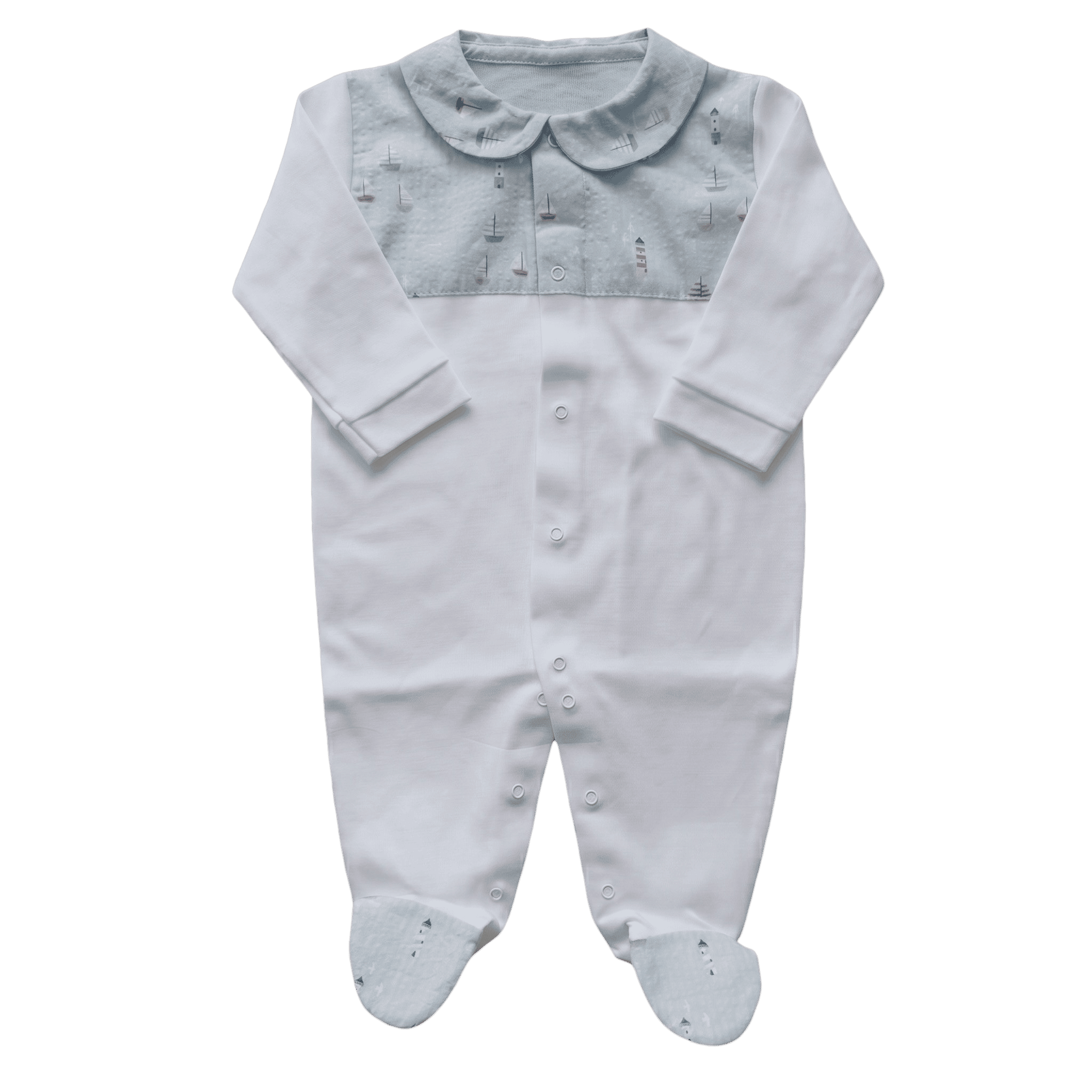 Babygrow de algodão — Barcos à vela