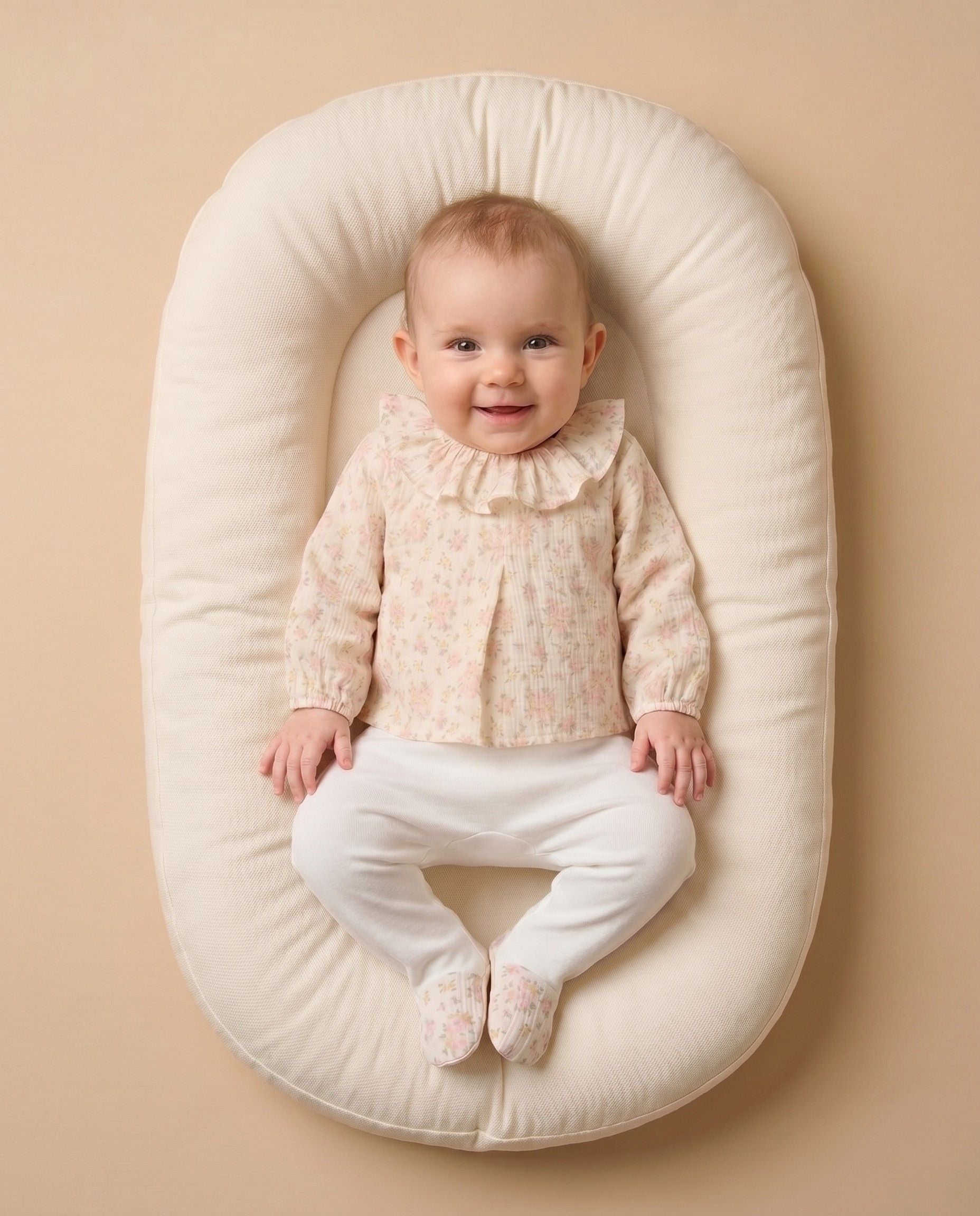 Babygrow-Túnica — Jardim de Flores