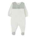 Babygrow Verde Sálvia e Creme