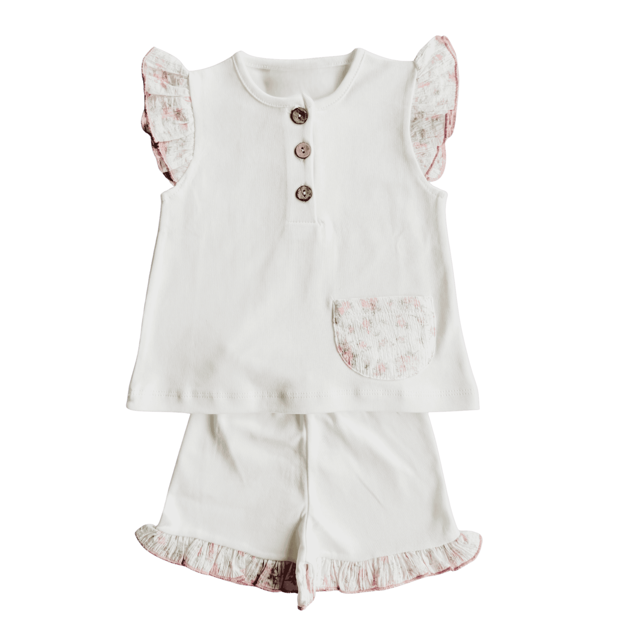 Conjunto T-shirt e Calções — Jardim de Flores