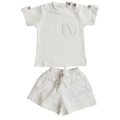 Conjunto Praia Estrelinhas — T-shirt e Calção de Banho