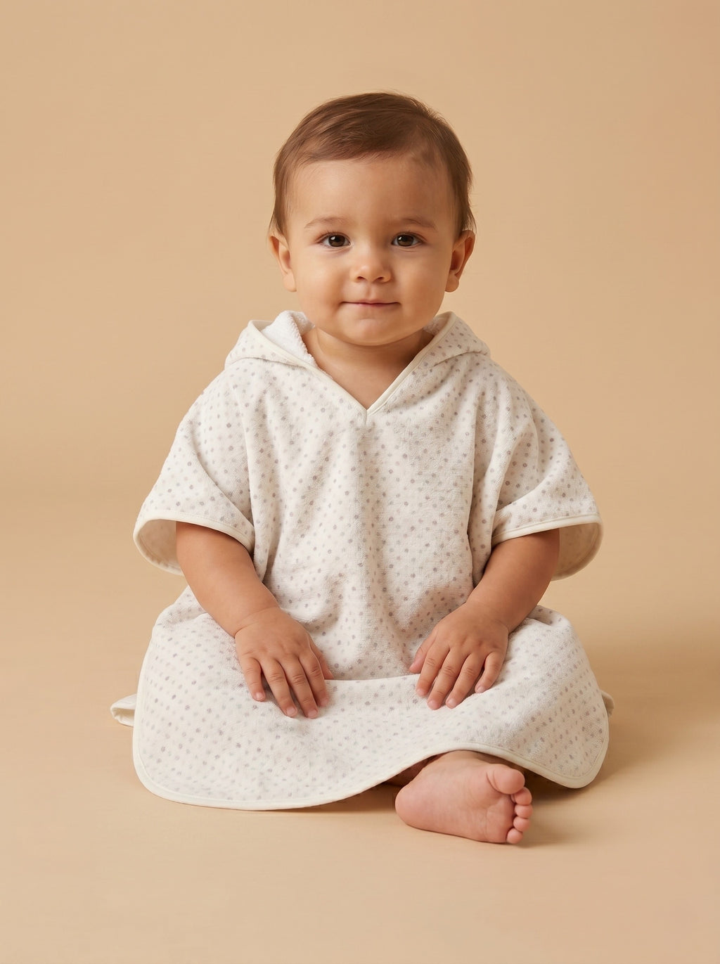 Poncho de Banho Estrelinhas — Pérola