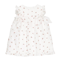 Vestido Rosas — Branco