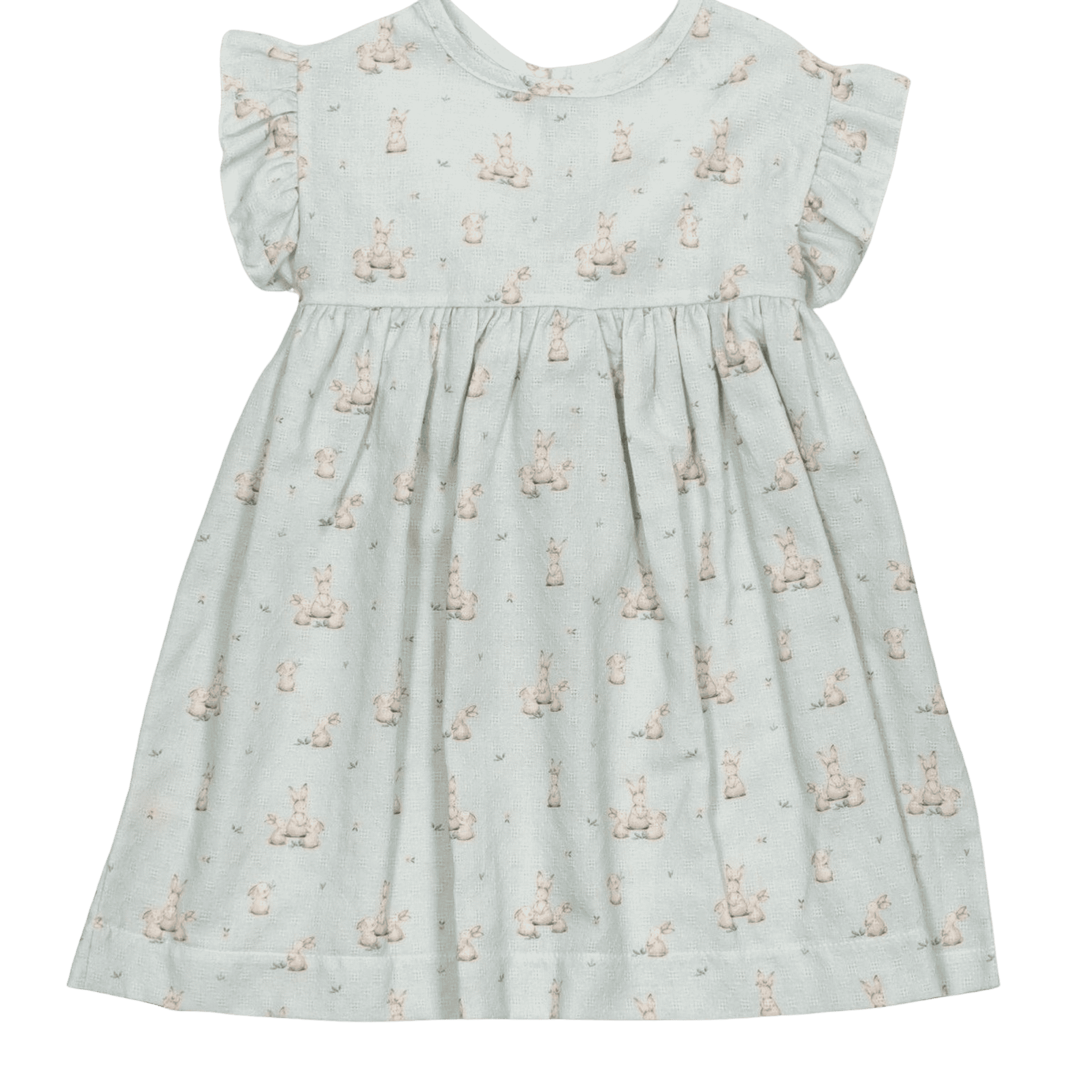 Vestido Coelhinhos — Verde Menta